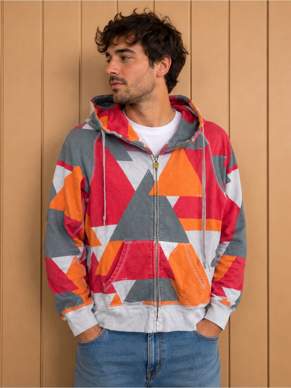 TNA Vibrant Striped Hoodie